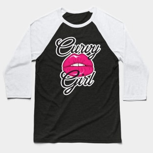 Curvy Girl Baseball T-Shirt